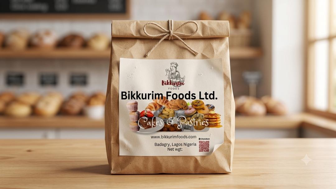 Cakes and Pastries, packaged